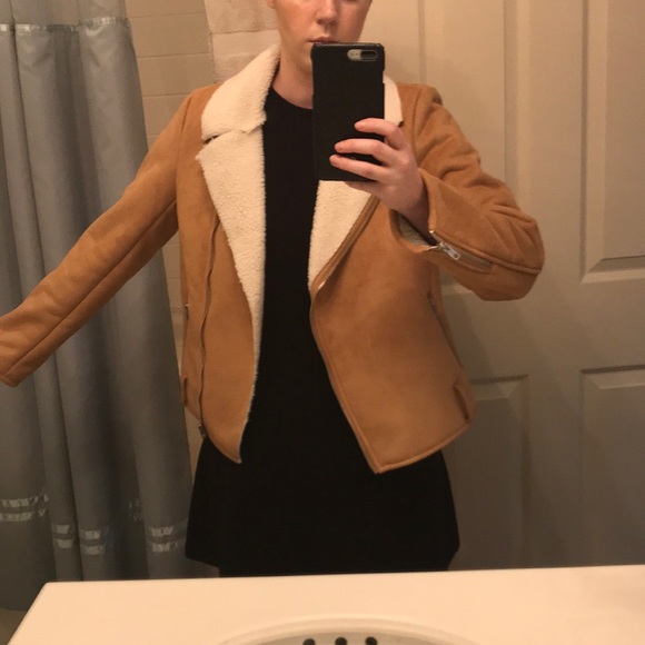 F21 Faux Suede Moro Jacket - Picture 2 of 3